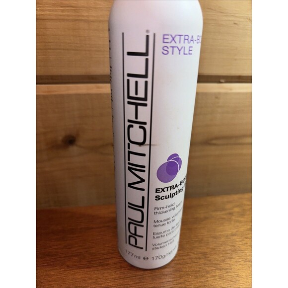 Paul Mitchell Extra-Body Sculpting Foam Mousse 1990's Original Formula 6 oz. NEW - Picture 2 of 5